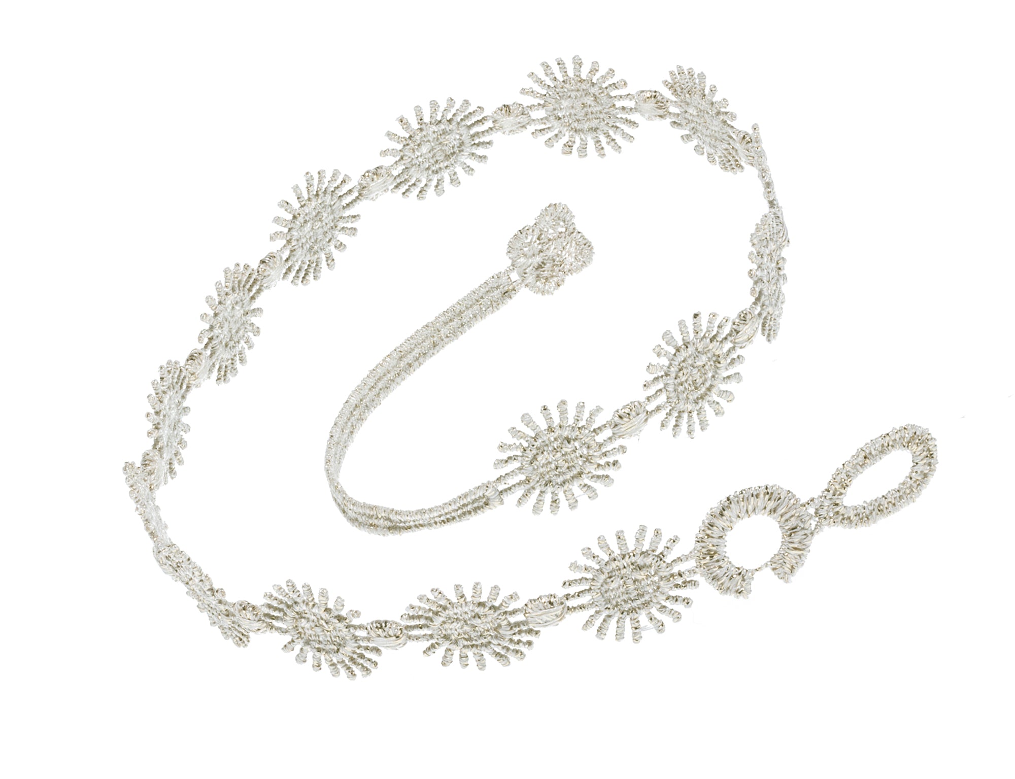 BRASLET St. Moritz - White Gold DOUBLE