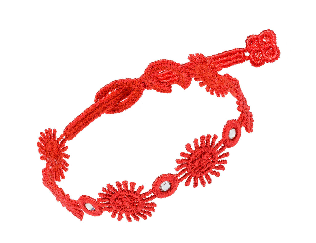 BRASLET St. Moritz - SWAROVSKI RED