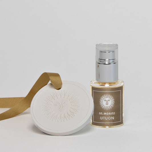 UDUR St.Moritz - UTUON - Duo Set - Raumspray+Keramik Sonne